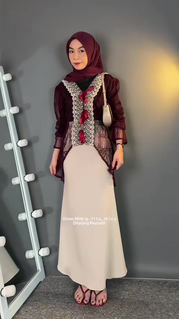 Nemu outer brokat buat lebaran 🥹❤️ #outerbrokat #ootdfashion #outfitlebaran #lebaran2025