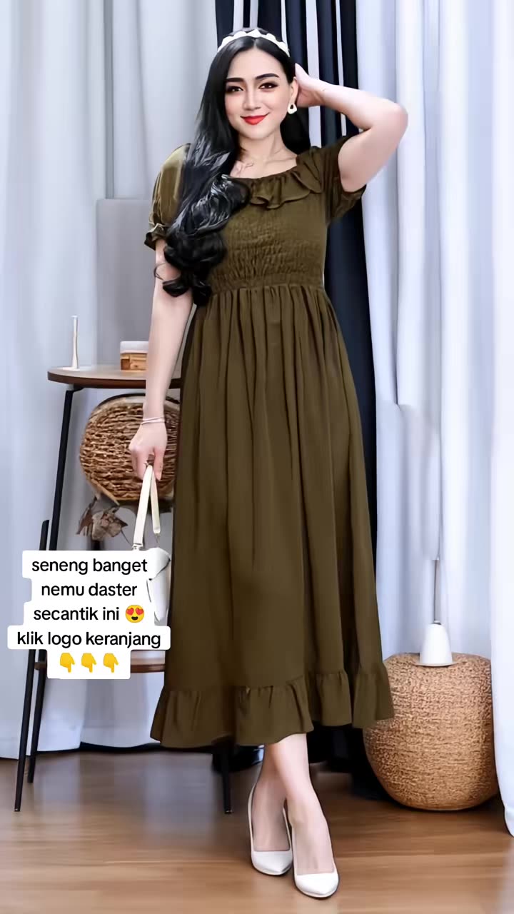 alea daster smok terbaru daster kerut dada kekinian