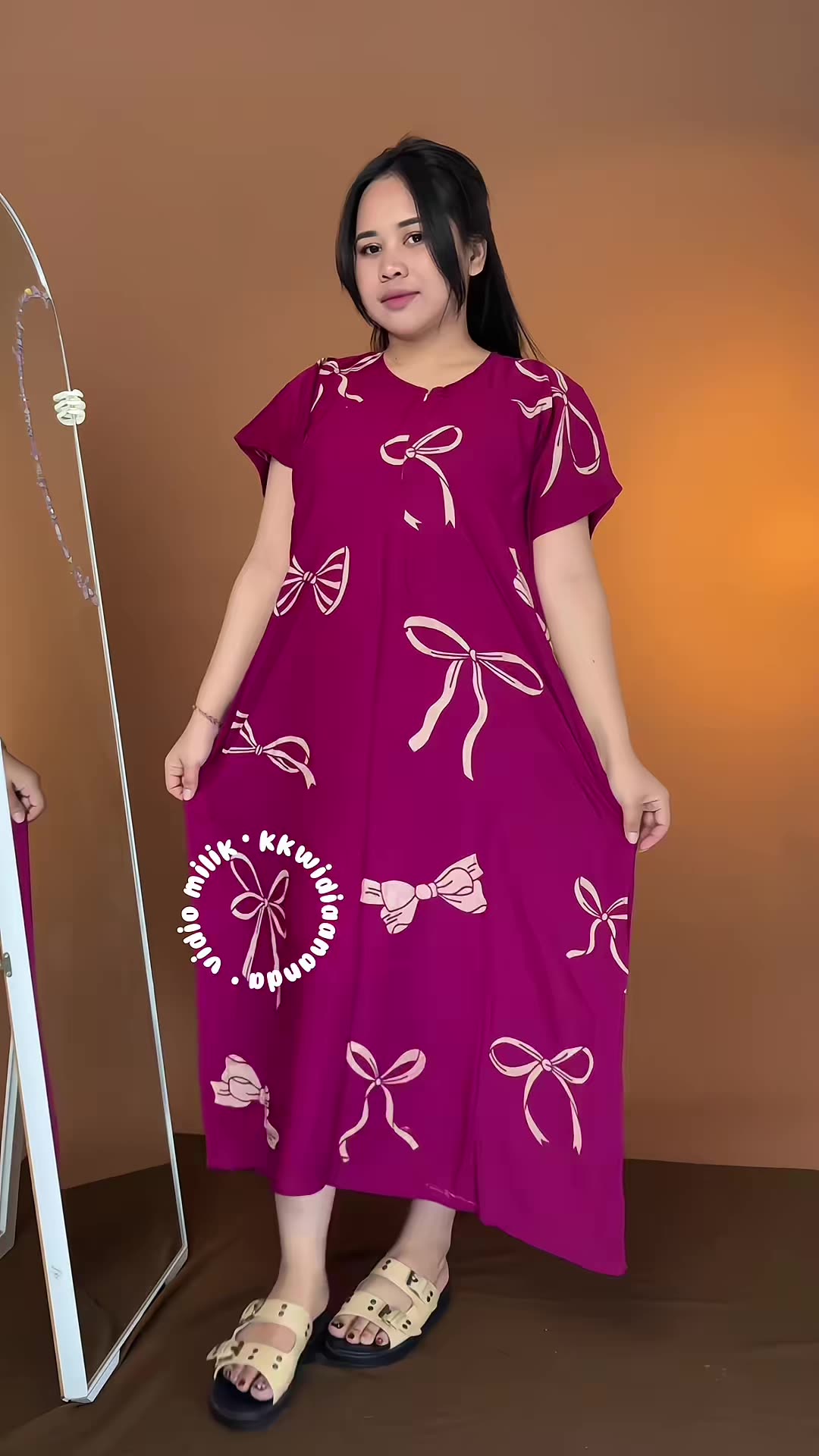Rekomendasi daster rayon cantik motif pita bahan adem #rekomendasioutfit #dastermurah #dasterkekinian