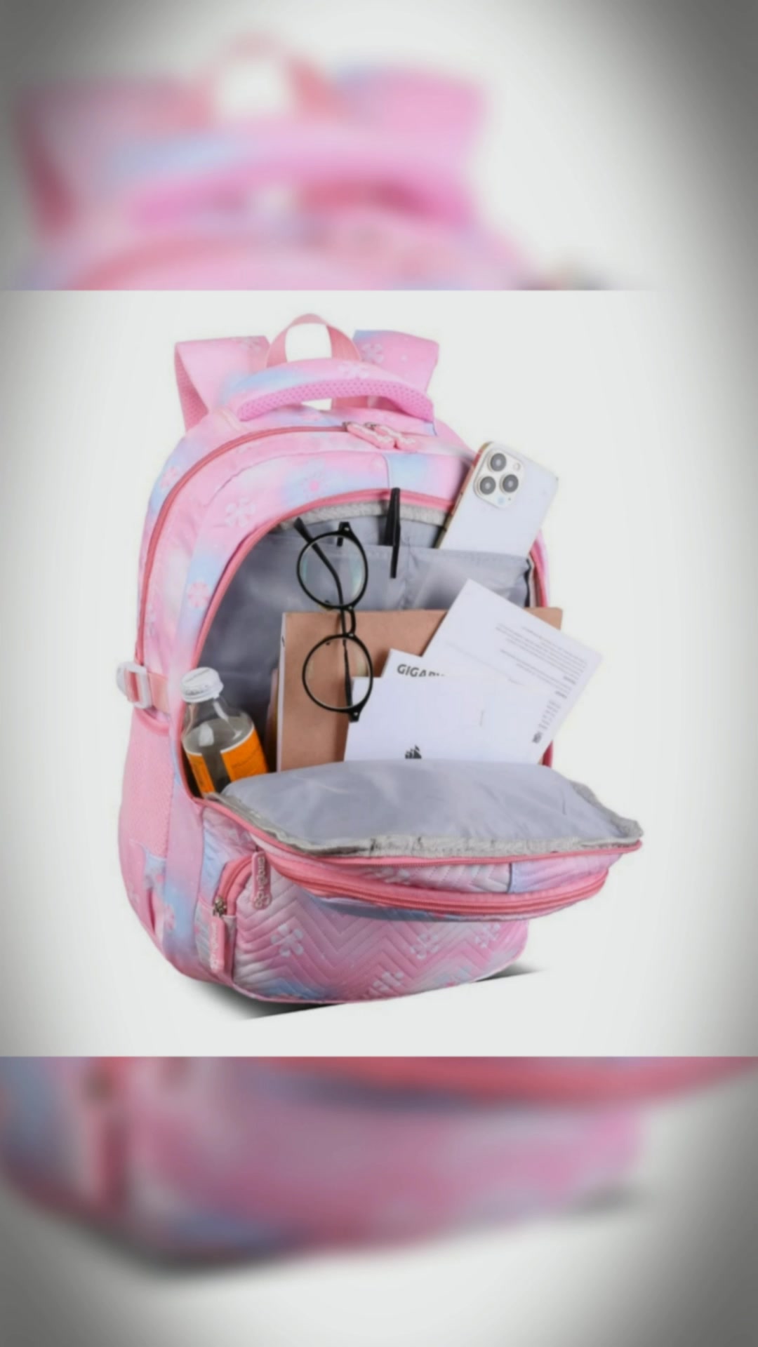 Tas Ransel Backpack Sekolah Anak Perempuan Alto Girl Original Bright Flowers