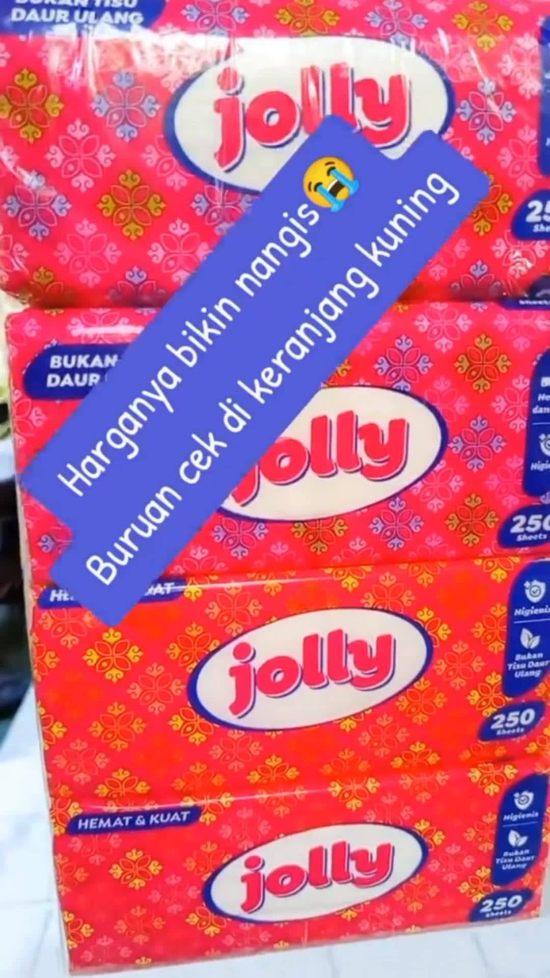Tissue Jolly #tisumurah #tissuetermurah #RacunShopee #SpillRacunShopee #SpillBawaBerkah #ViralDiShopeeVideo #DiskonRacunShopee #Cashback40Persen