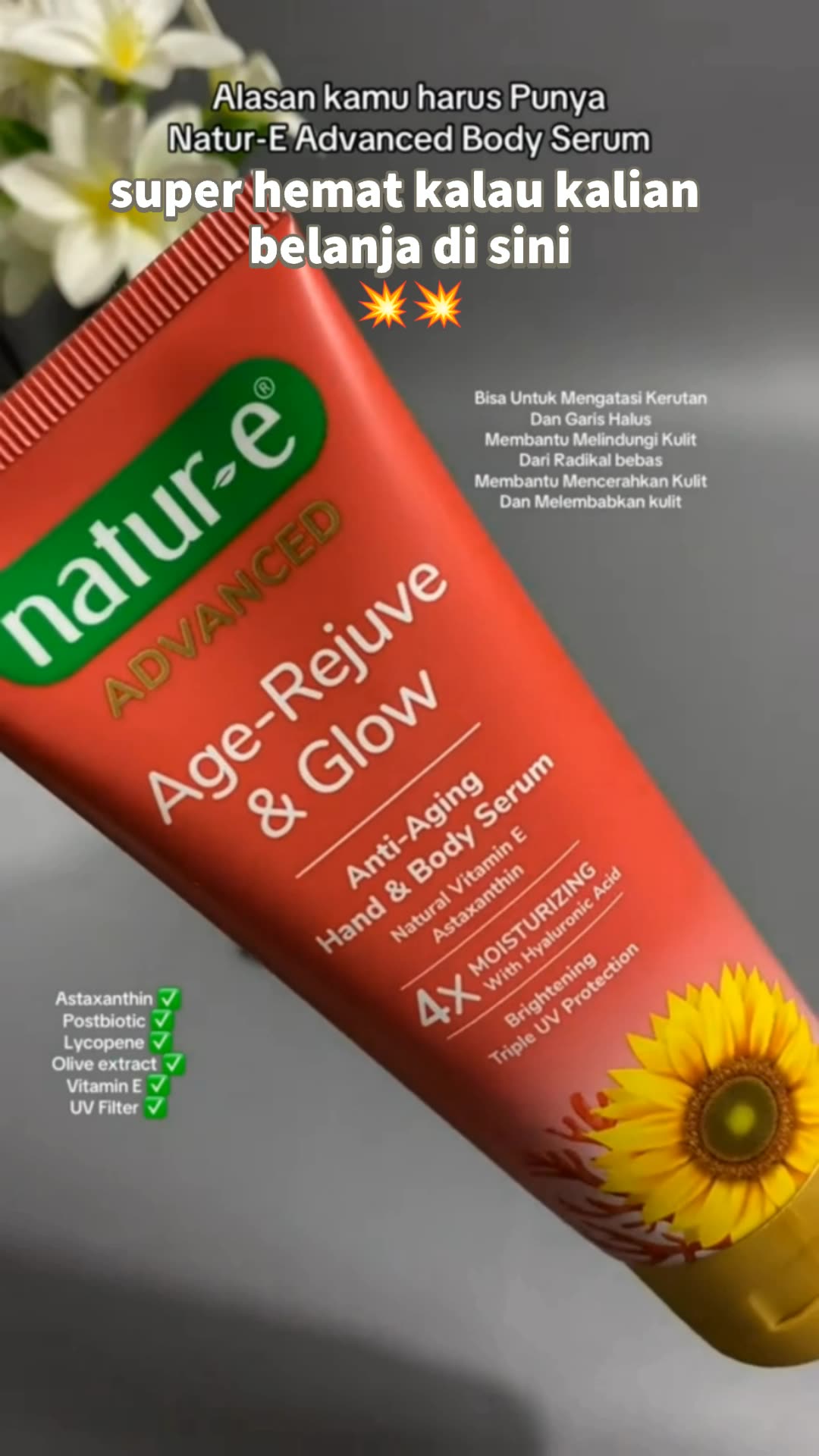 Natur-e age rejuve and glow hand and body serum #handandbodyserum #handandbodycare #skincare #RacunShopee #shopeevideo #ShopeeBeautyHaul