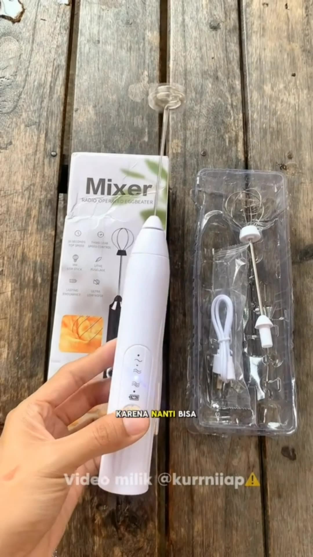 Hand Mixer Mini #RacunShopee #SpillRacunShopee #SpillBawaBerkah #GakNyeselBeliIni #ViralDiShopeeVideo #Cashback40Persen