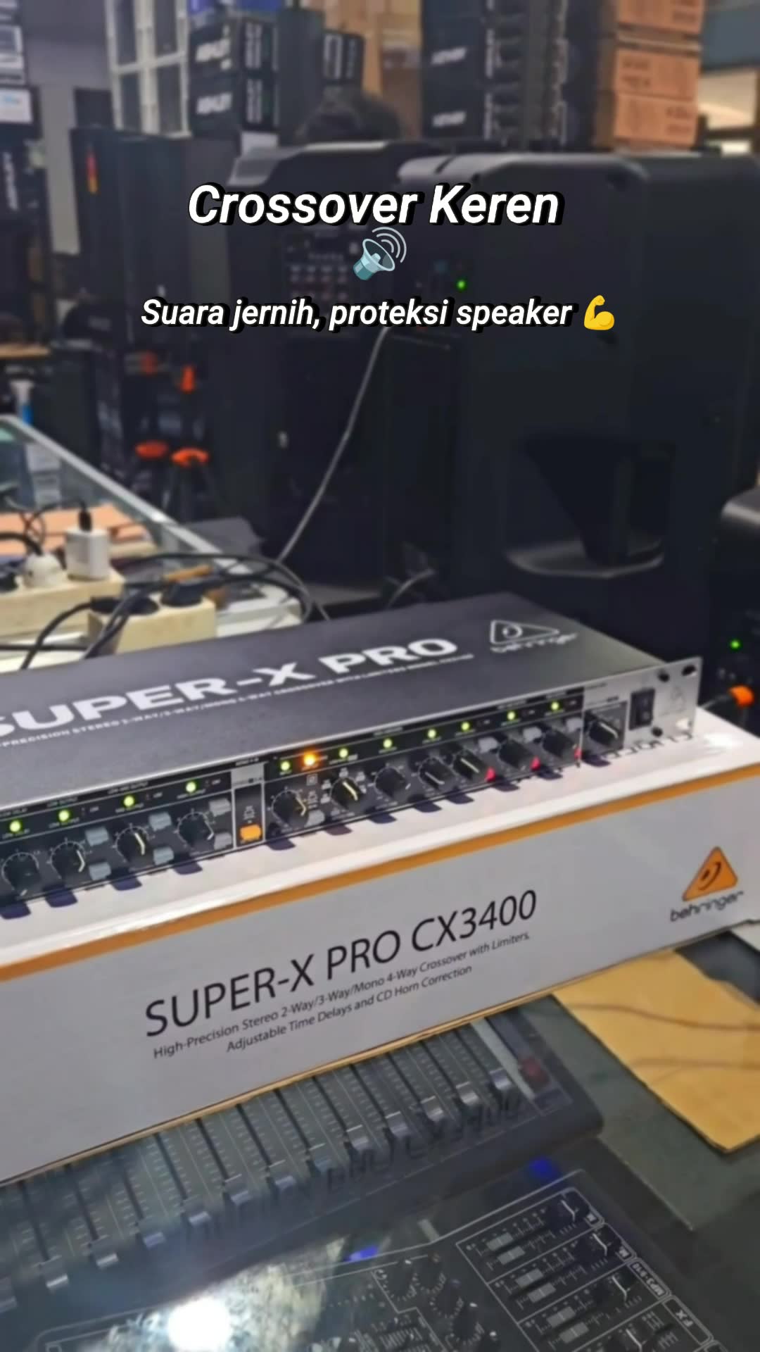 Crossover Behringer CX3400 #crossover #Behringer #sound #audio #soundsystem #sistemsonore #shopeevideo #RacunShopee #fyp