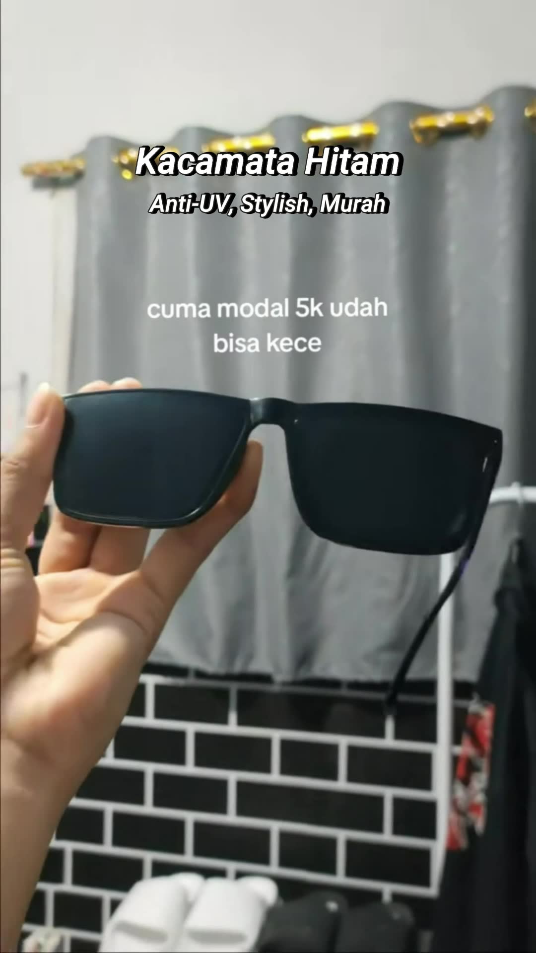 Kacamata Hitam #RacunShopee #SpillRacunShopee #DiskonRacunShopee #ShopeeLook #ShopeeFashionHaul #kacamata #kacamatahitam #kacamatafashion