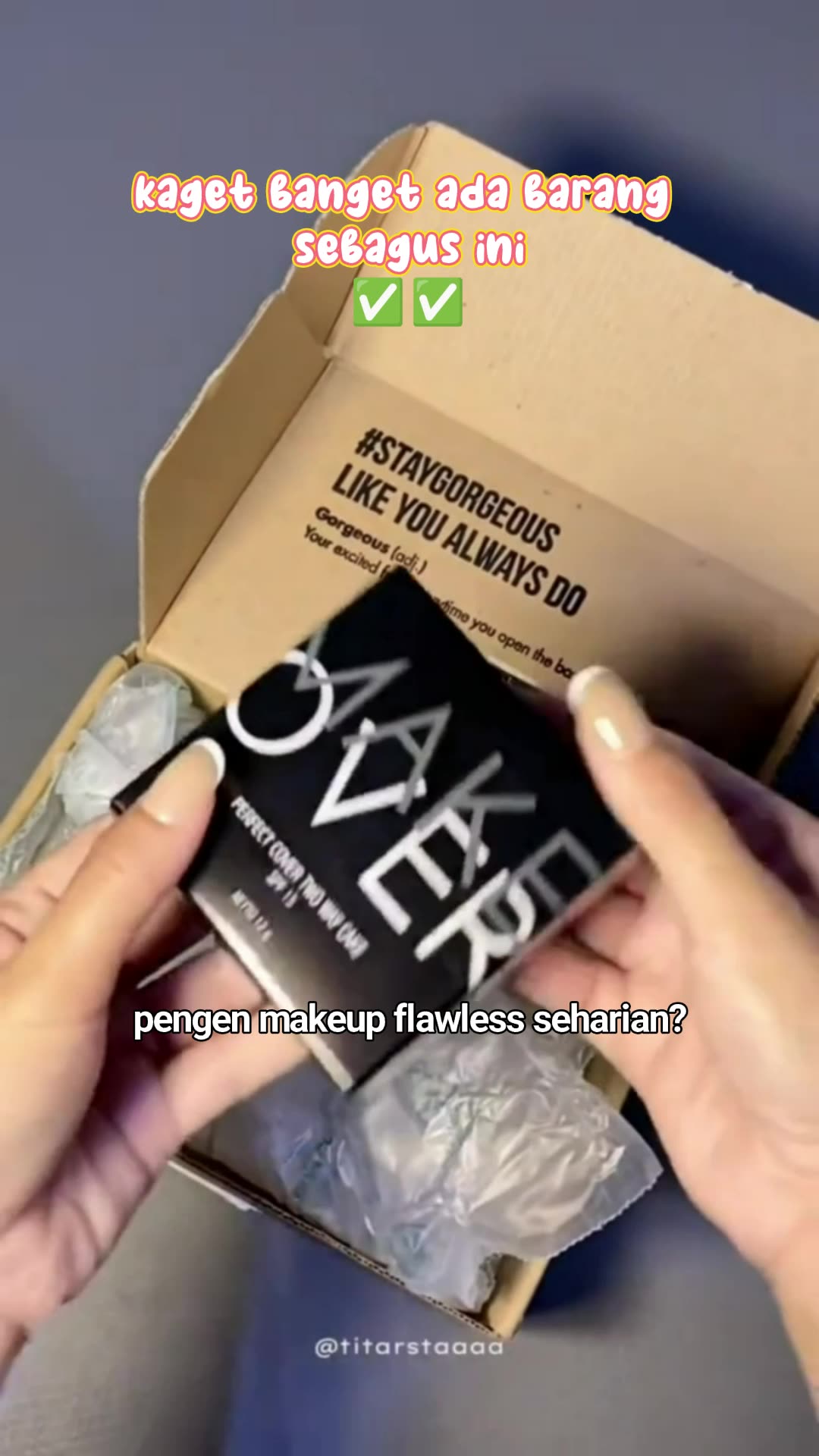 Make Over Perfect Cover Powder Foundation Mini TWC #makeoverperfecctcover #makeoverbedakpadat #makeoverpowderfoundation #RacunShopee #ShopeeLook