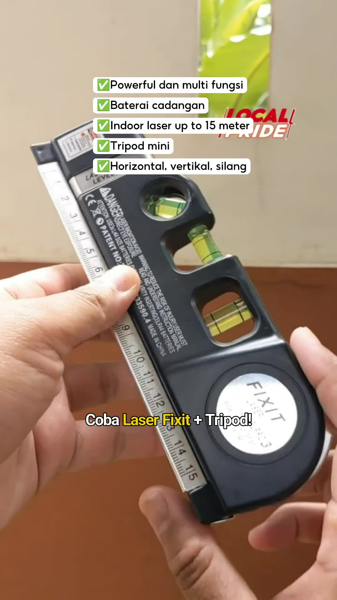 Beli disini gratis tripod #waterpass #waterpaslevel #waterpasslaser #RacunShopee #SpillRacunShopee #ViralDiShopeeVideo #DiskonRacunShopee #CODinApa