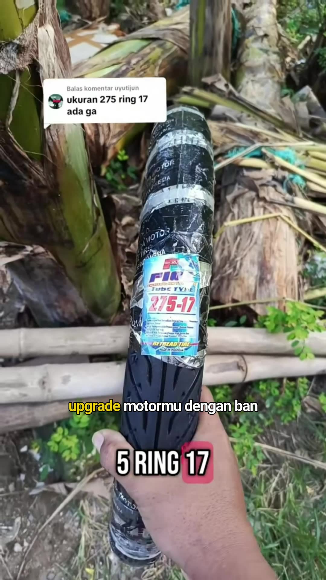 BAN MOTOR BEBEK STANDART DEPAN BELAKANG 2.50 2.75 RING 17 17X16 16X17 16X16 #banmotorbebekstandart #RacunShopee #SpillRacunShopee #shopeevideo