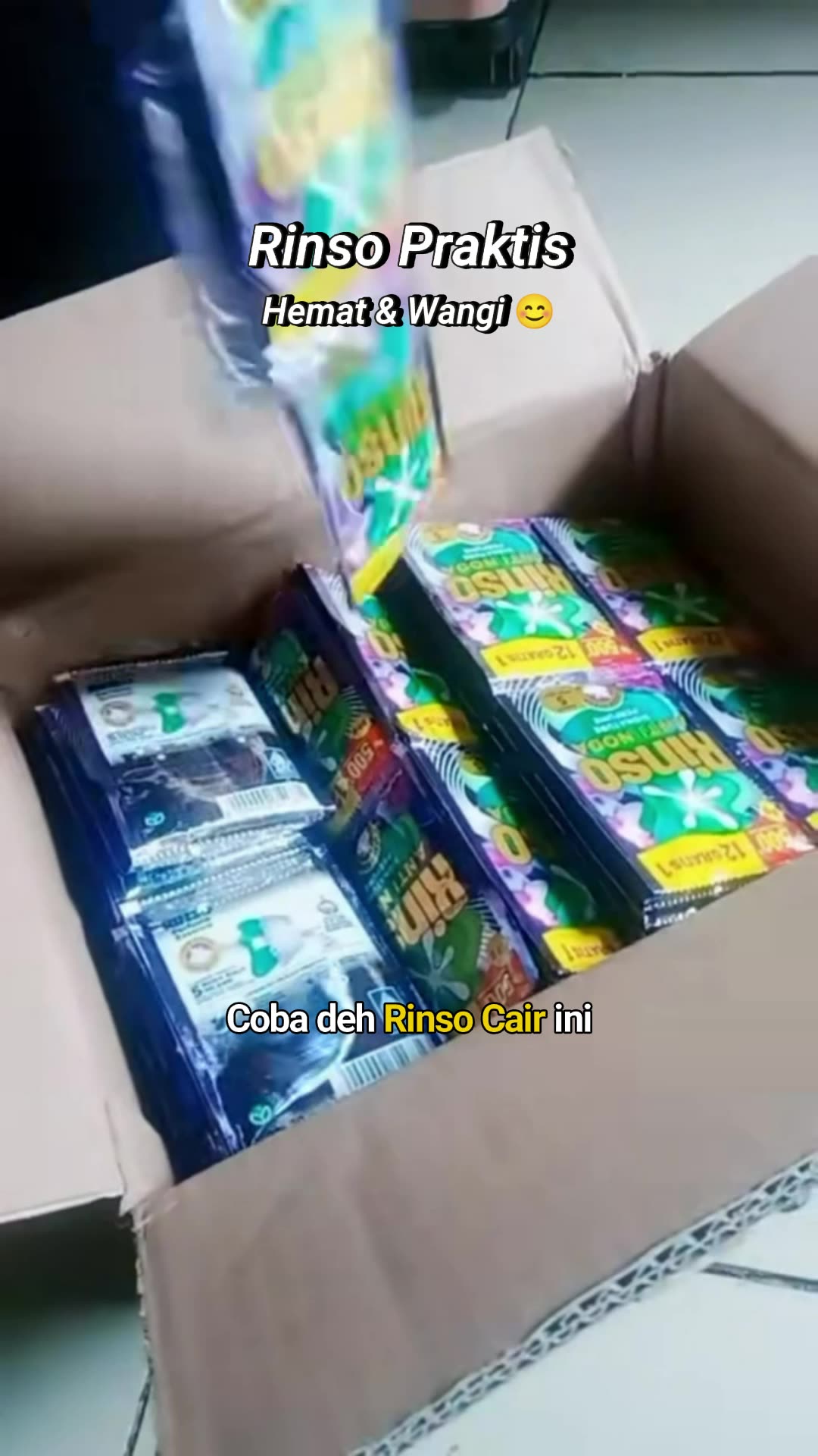 Rinso Packets Hemat & Wangi.. #rinsocair #rinsopackets #detergent #shopeevideo #ShopeeLook #SpillRacunShopee #SpillBawaBerkah #fyp #fypシ