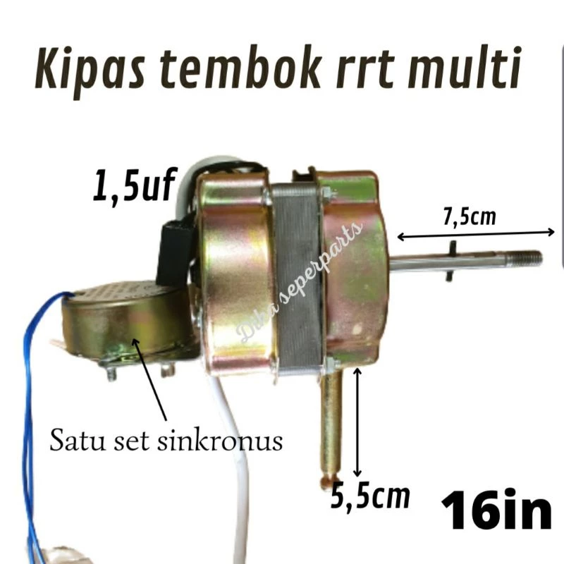 Dinamo kipas walfen tembok multi 1,5uf