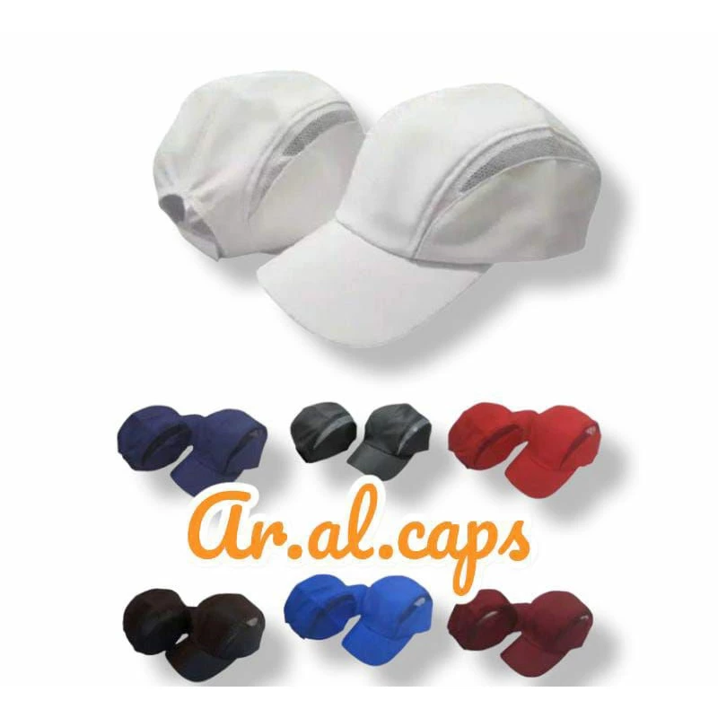 Topi Sport Parasut / Topi lari dan sepedahan