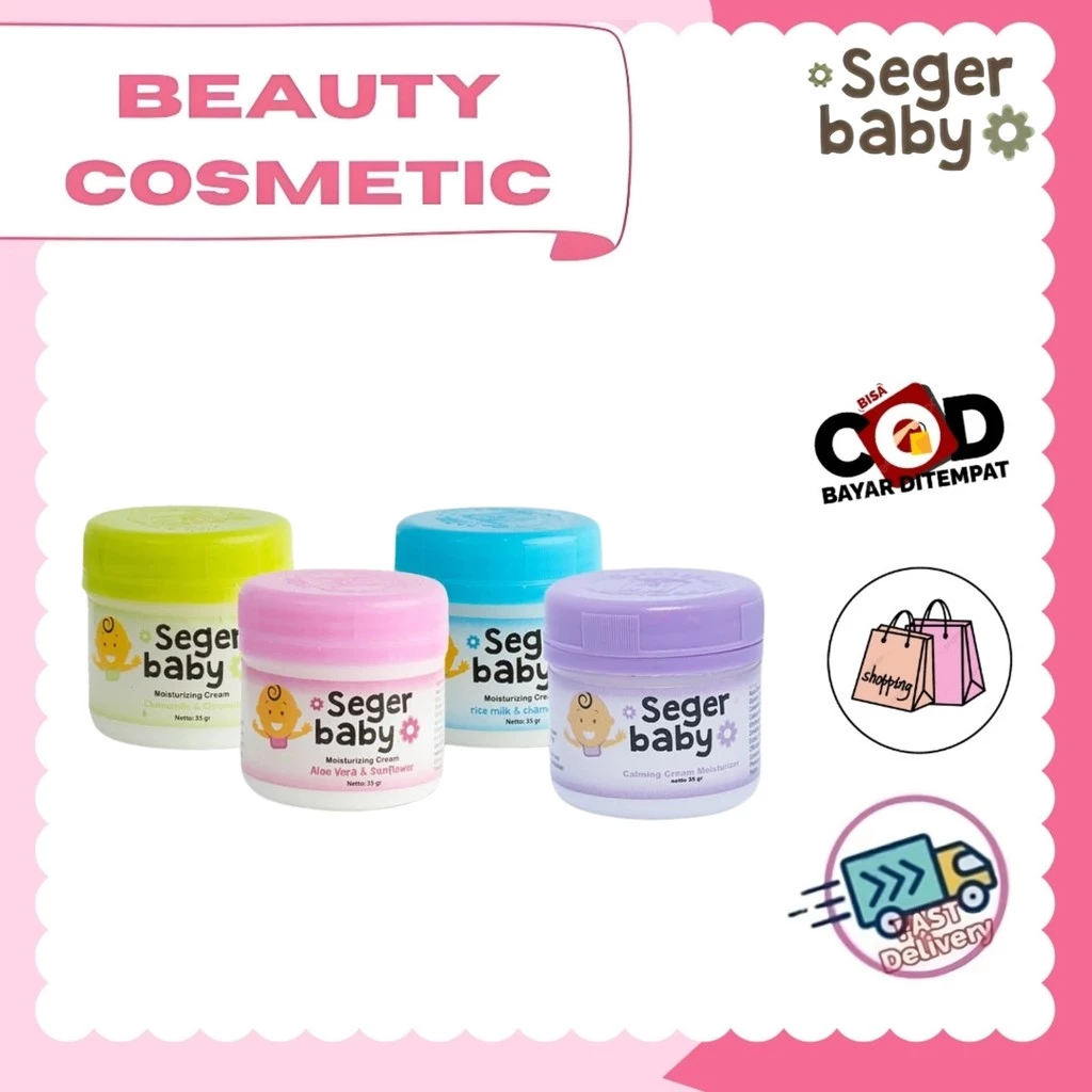 Seger Baby Moisturizer Cream Bayi All Varian 35gr Baby Lotion Krim Bayi Melembabkan Kulit