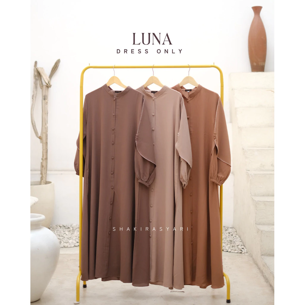 Luna dress only (gamis umroh)