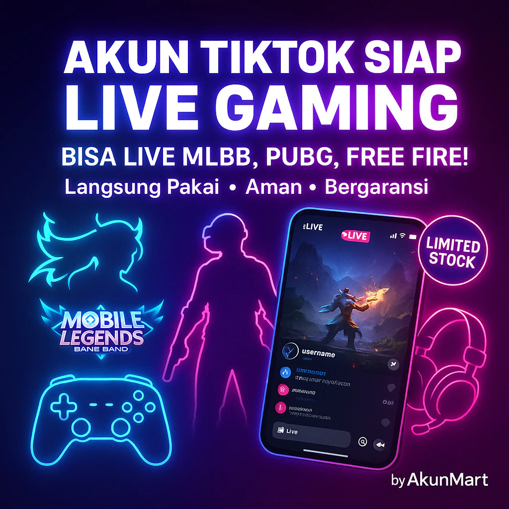 Akun TikTok Live Gaming