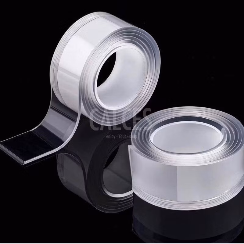 [CALCES] Double Tape 3 Meter Nano Selotip Bening 2 Sisi Serbaguna