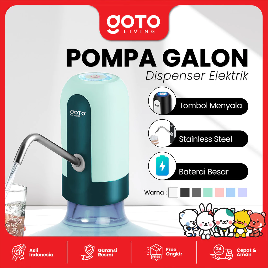 (Special Offer) Goto Hydro Pompa Galon Dispenser Air Minum Gallon Pompa Galon Elektrik