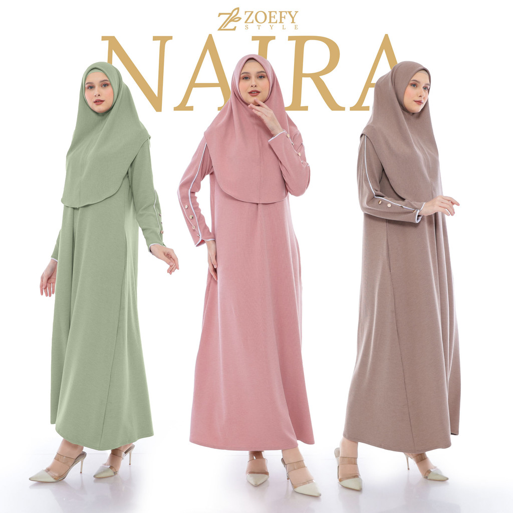 Zoefy - Naira Gamis Muslimah Elegan