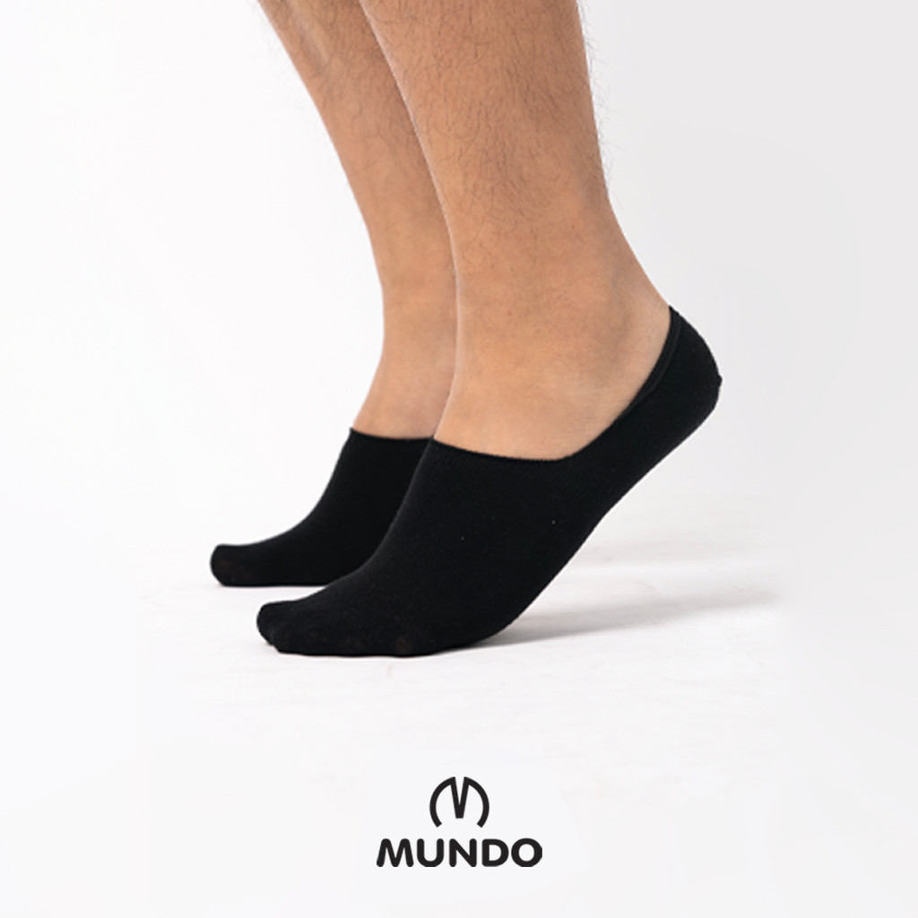 MUNDO CLASSIC Men Sock Casual Hidden Basic - Kaos Kaki Kasual Invisible Pria Polos