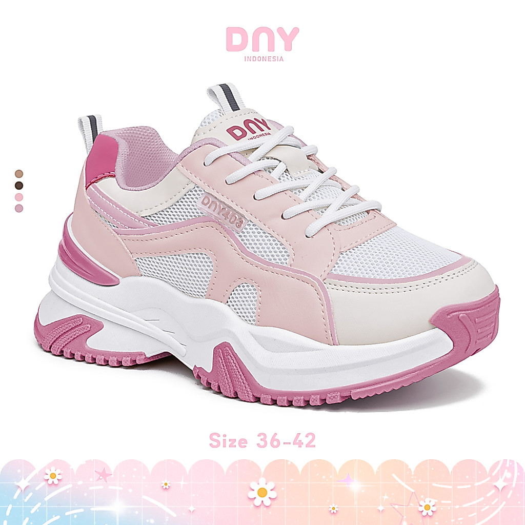 Sepatu DNY Sepatu Sneakers Wanita Casual Shoes Import Perempuan Sport Shoes Cewek 0453