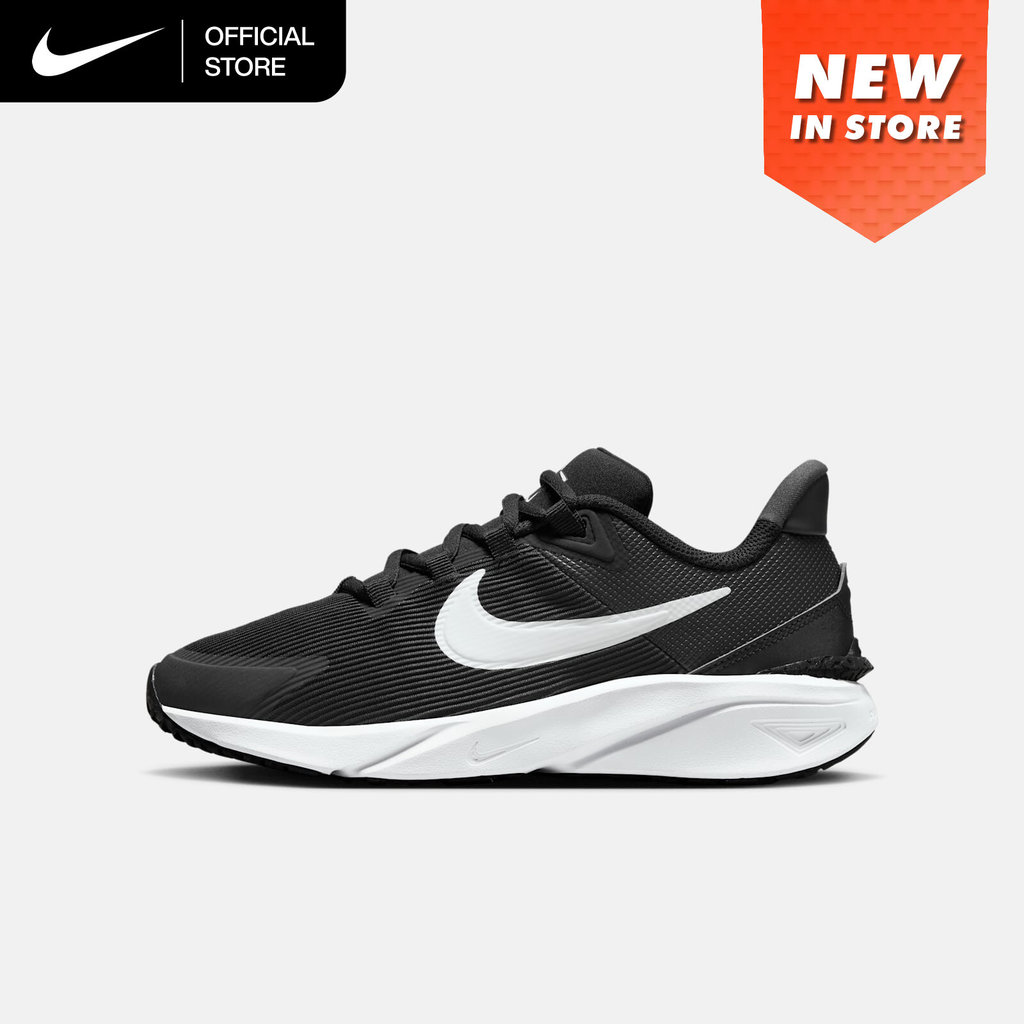 Nike Star Runner 4 Big Kids' Road Running Shoes - Black [DX7615-001]