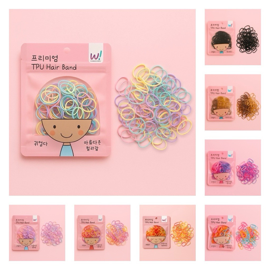 W! Accessories Ikat Rambut Karet Jepang Premium Kecil (1pak) 62440600