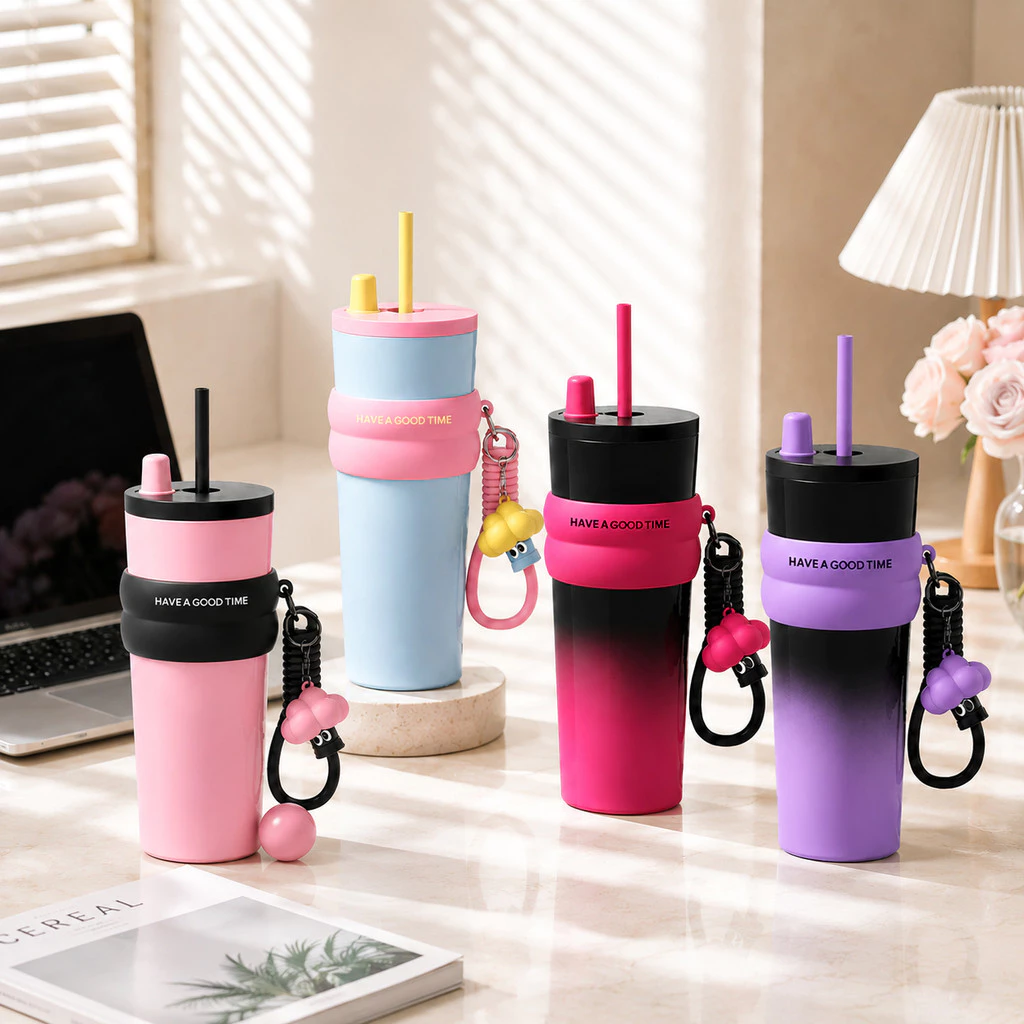 COD Tumbler Stainless316 710ml Free Sedotan Gantungan/Vakum Tumbler/Botol Minum / Vacuum Tumbler / Air Panas Gelas Teh