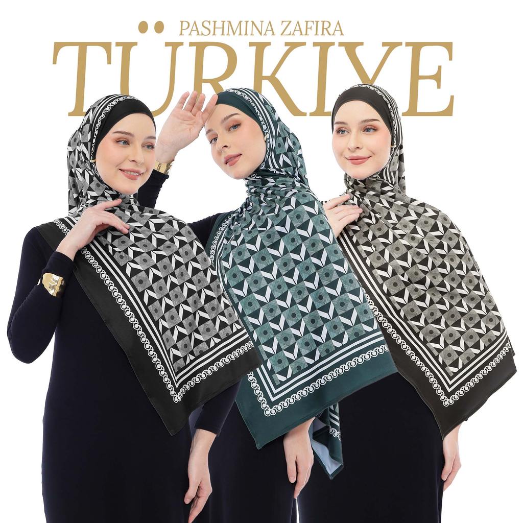 Zoefy - Turkiye Turki Zafira Series Pashmina Motif Printing