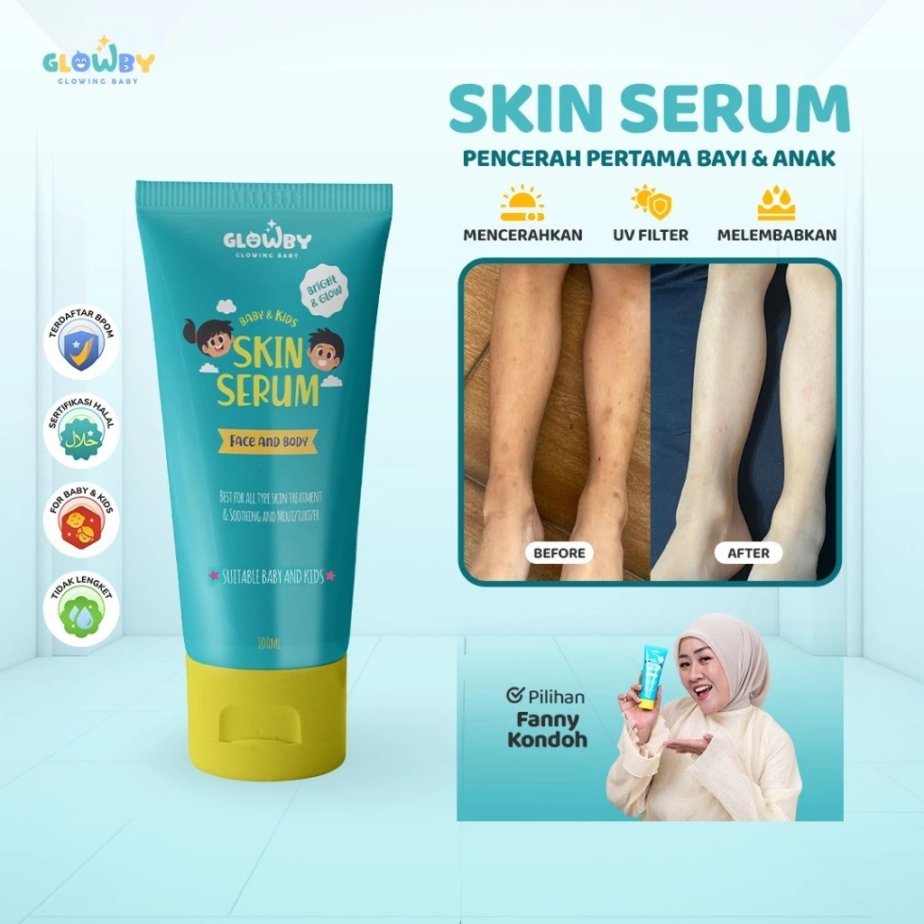 Glowby Skin Serum Lotion Wajah dan Badan Pencerah Kulit Bayi dan Anak 100 ml