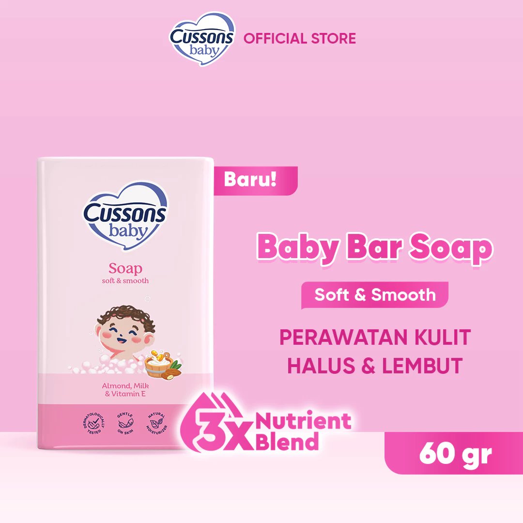 Cussons Baby Soap Soft & Smooth - Sabun Bayi 60gr