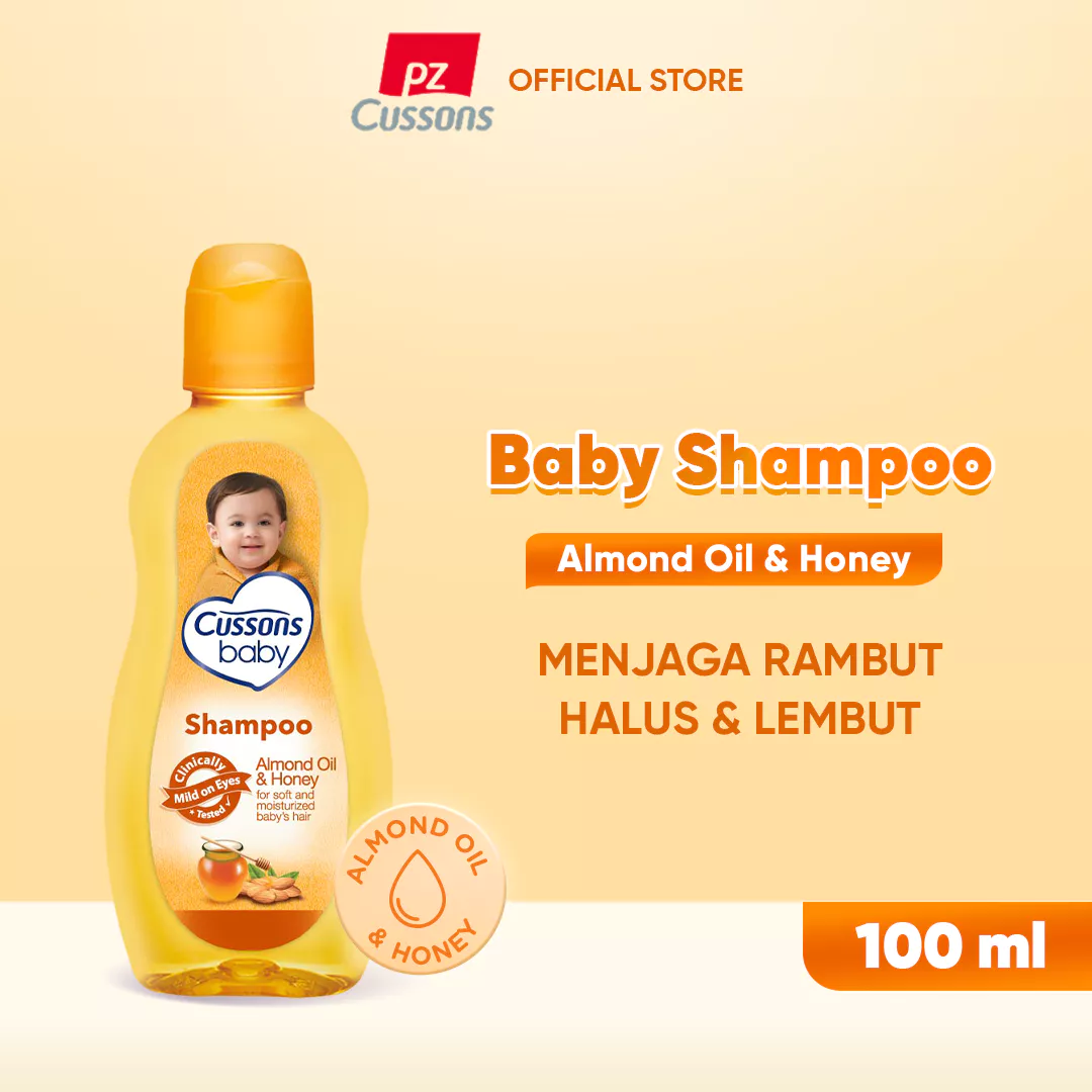 Cussons Baby Shampoo Almond Oil & Honey - Sampo Bayi 100ml